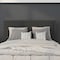 Flash Furniture Melbourne Metal Upholstered Full Size Headboard in Black Fabric HG-HB1717-F-BK-GG - alternate 7